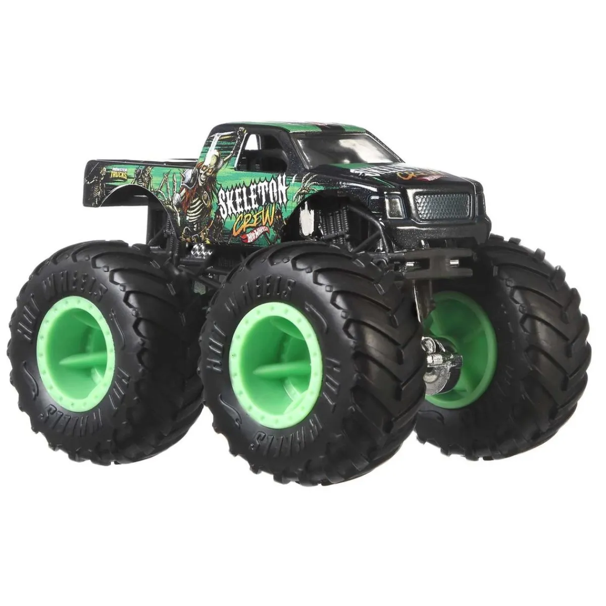 MATTEL Vehículos Y Circuitos*Hot Wheels - Pack de 12 coches Monster Trucks de juguete ㅤ