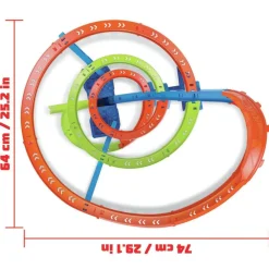 MATTEL Vehículos Y Circuitos*Hot Wheels - Pista de coches con espiral rápida y choques Hot Wheels Action ㅤ