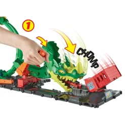 MATTEL Vehículos Y Circuitos*Hot Wheels - Pista dragón furioso en la ciudad