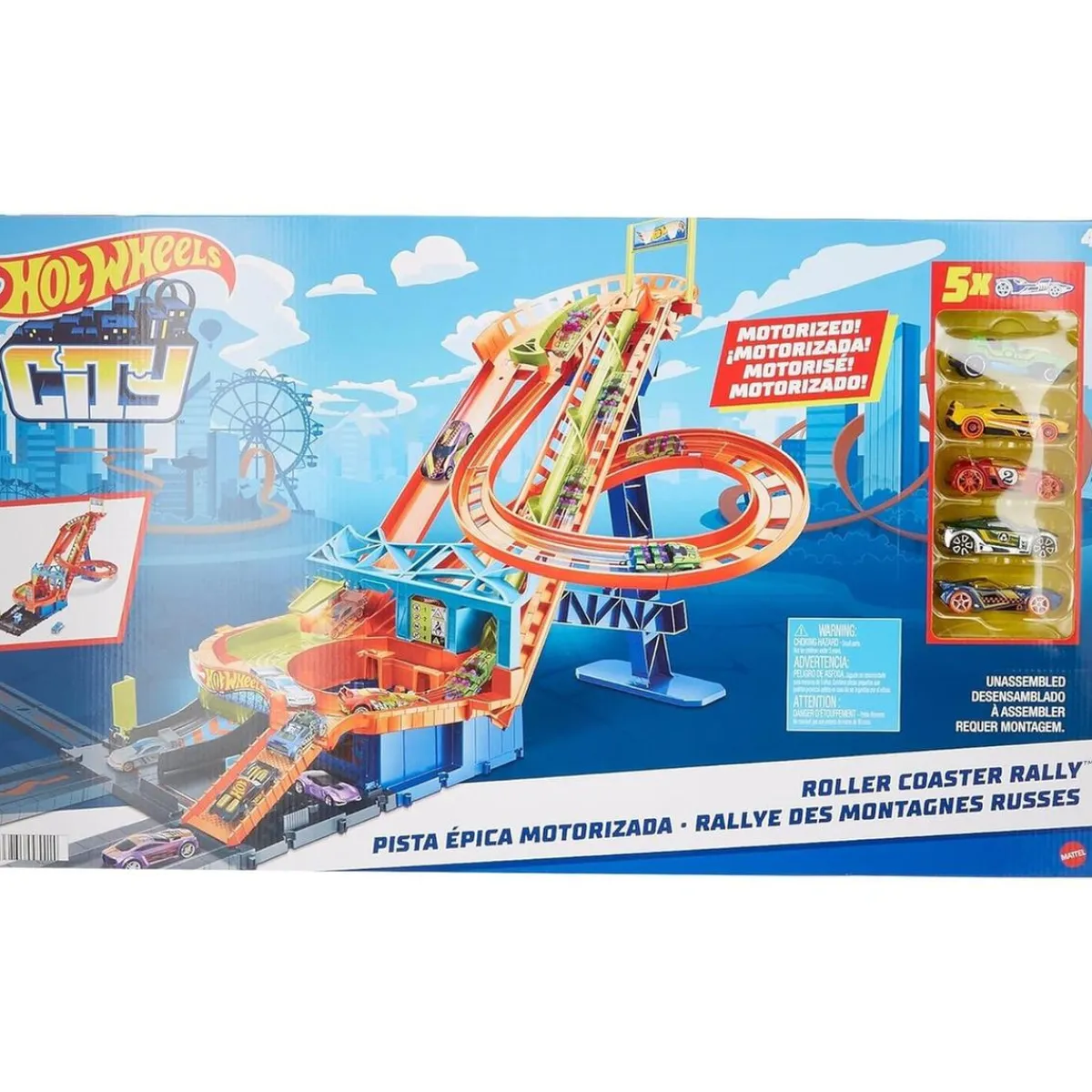 TOYS "R" US Vehículos Y Circuitos*Hot Wheels - Pista Roller Coaster Rally ㅤ