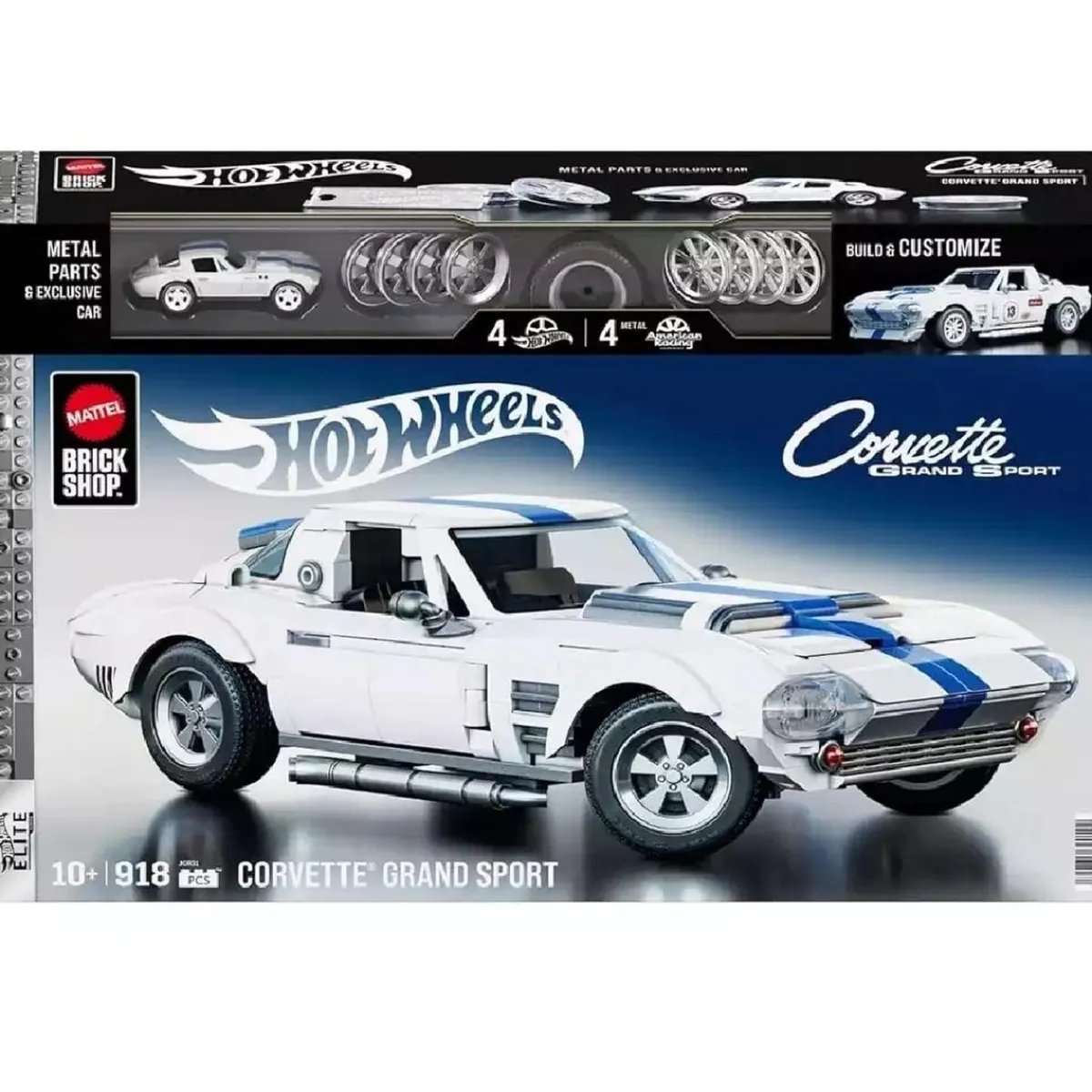 MATTEL Juguetes De Construcción*Hot Wheels - Vehículo Elite - Corvette Grand Sport