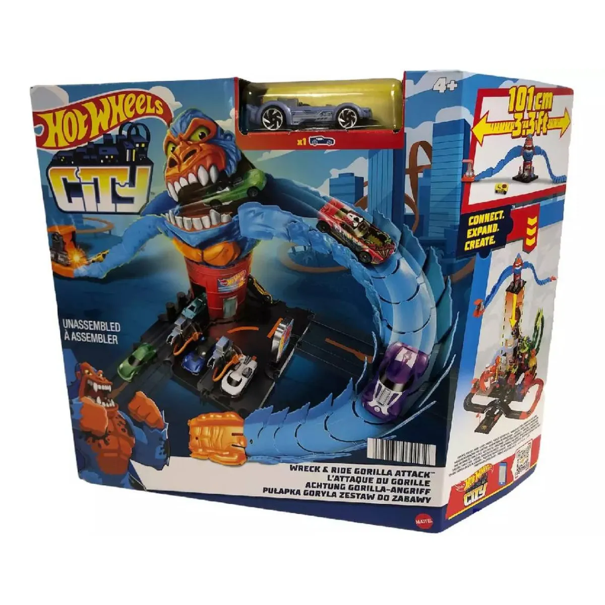 MATTEL Vehículos Y Circuitos*Hot Wheels City - Ataque del gorila