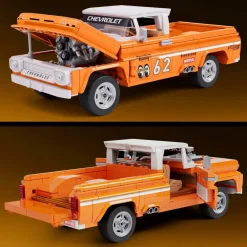 MATTEL Juguetes De Construcción*Hot Wheels Elite - Pickup Chevy '62 Personalizada