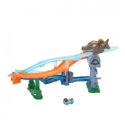 MATTEL Vehículos Y Circuitos*Hot Wheels RacerVerse - Pista Jurassic World Crash & Splash
