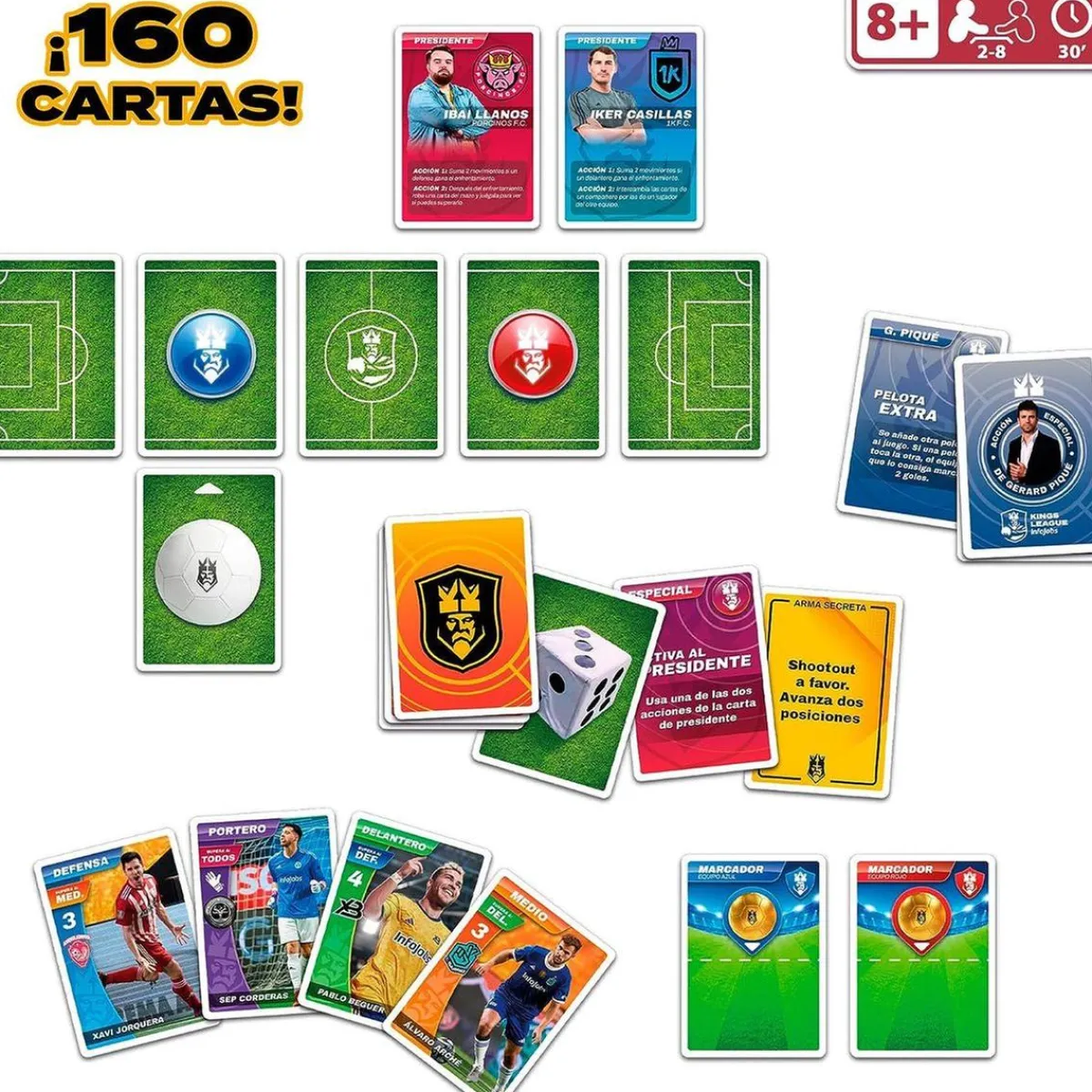 FABA Juegos Y Puzzles*IMC Toys - Juego de cartas oficial de Kings League ㅤ