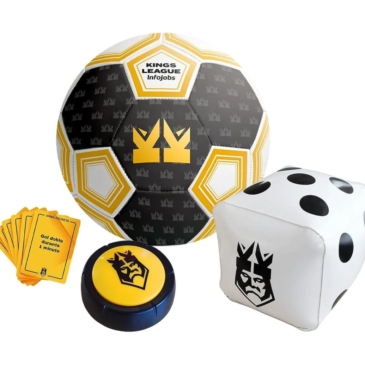 FABA Friki Zone|Juegos Y Puzzles*IMC Toys - Juego de futbol oficial Kings League recrea un partido real ㅤ
