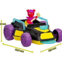 VALUVIC Figuras De Acción*IMC Toys - Vehiculo con funciones y figura incluida Dark Blade ㅤ