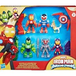HASBRO EU TRADING Coleccionables Y Mini Mundos*Iron Man and his Awesome Friends - Pack de Vengadores Blindados