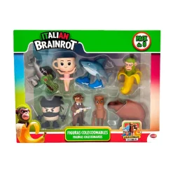 BIZAK Figuras De Acción*Italian Brainrot - Pack de 8 Figuras