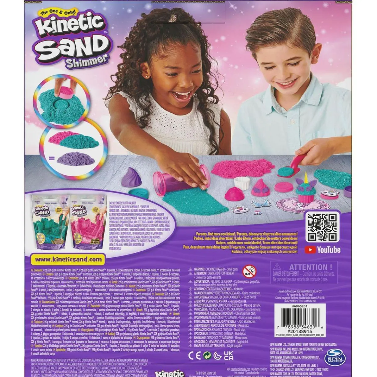 SPIN MASTER Steam|Arte Y Manualidades*Kinetic Sand Pastelería de unicornio