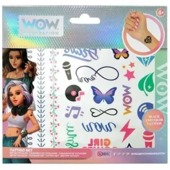 KIDS EUROSWAN S.L. Coleccionables Y Mini Mundos*Kit de tatuajes generación sorprendente