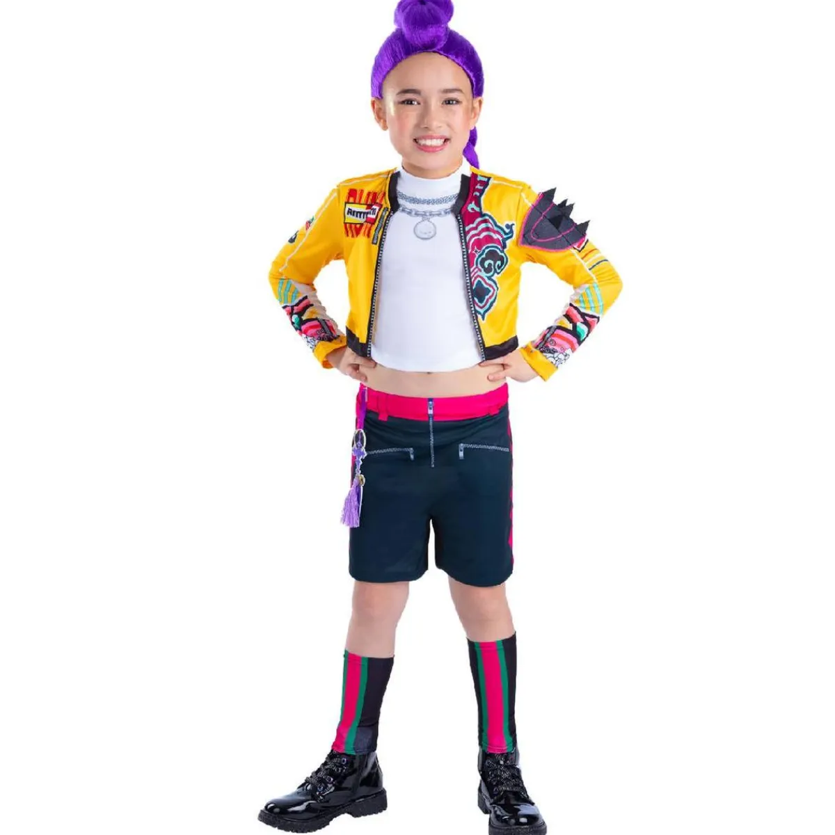 RUBIE´S Disfraces|Halloween*K-pop Demon Hunters - Disfraz Rumi Core Look Classic - Talla L (11-13 años)