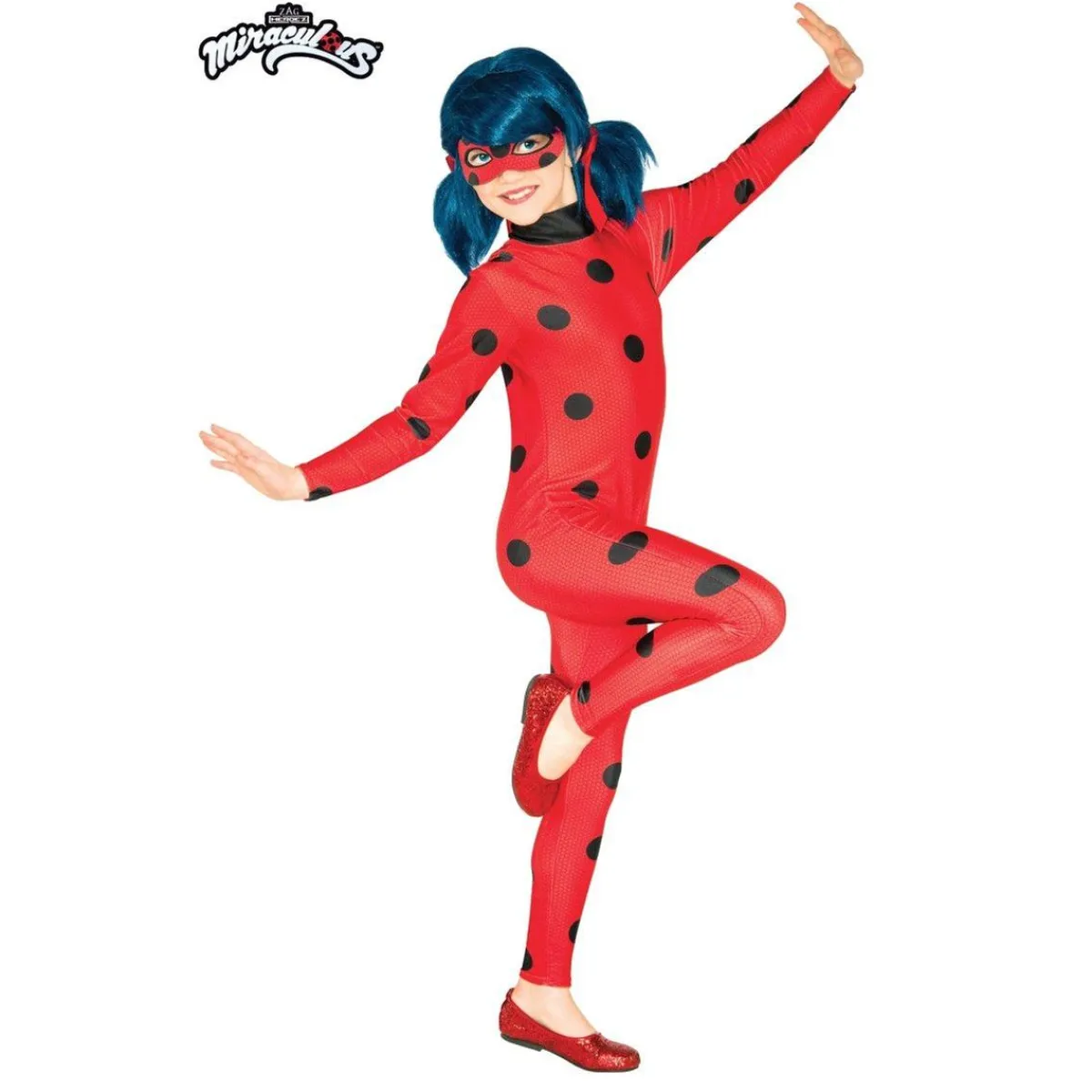 RUBIE'S Disfraces|Halloween*Ladybug - Disfraz infantil 3-4 años