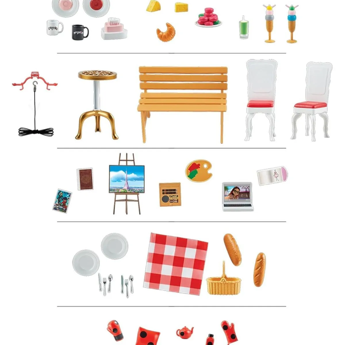 LADYBUG Muñecas*- Playset Torre Eiffel Miraculous 122 cm