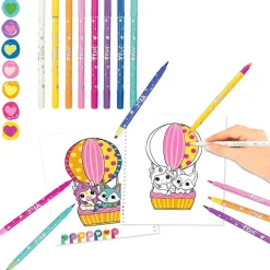 DEPESCHE Estilo De Vida*Libro de colorear Ylvi con rotuladores Unicornio