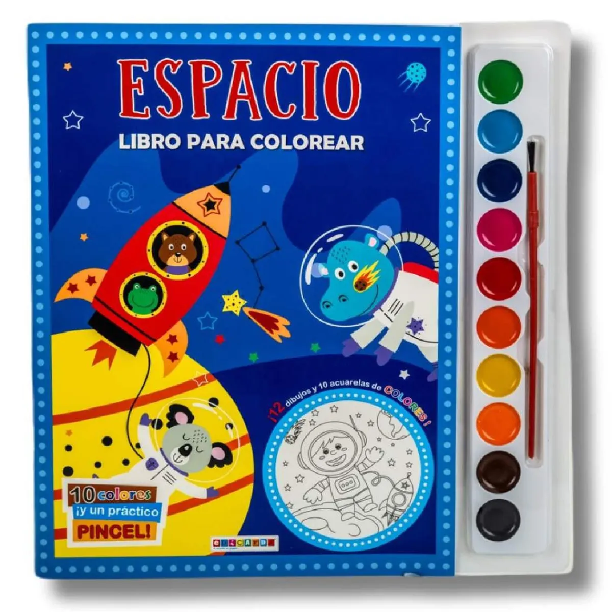 TOYS "R" US Juguetes Educativos Y Libros*Libro para colorear con acuarelas (varios modelos)