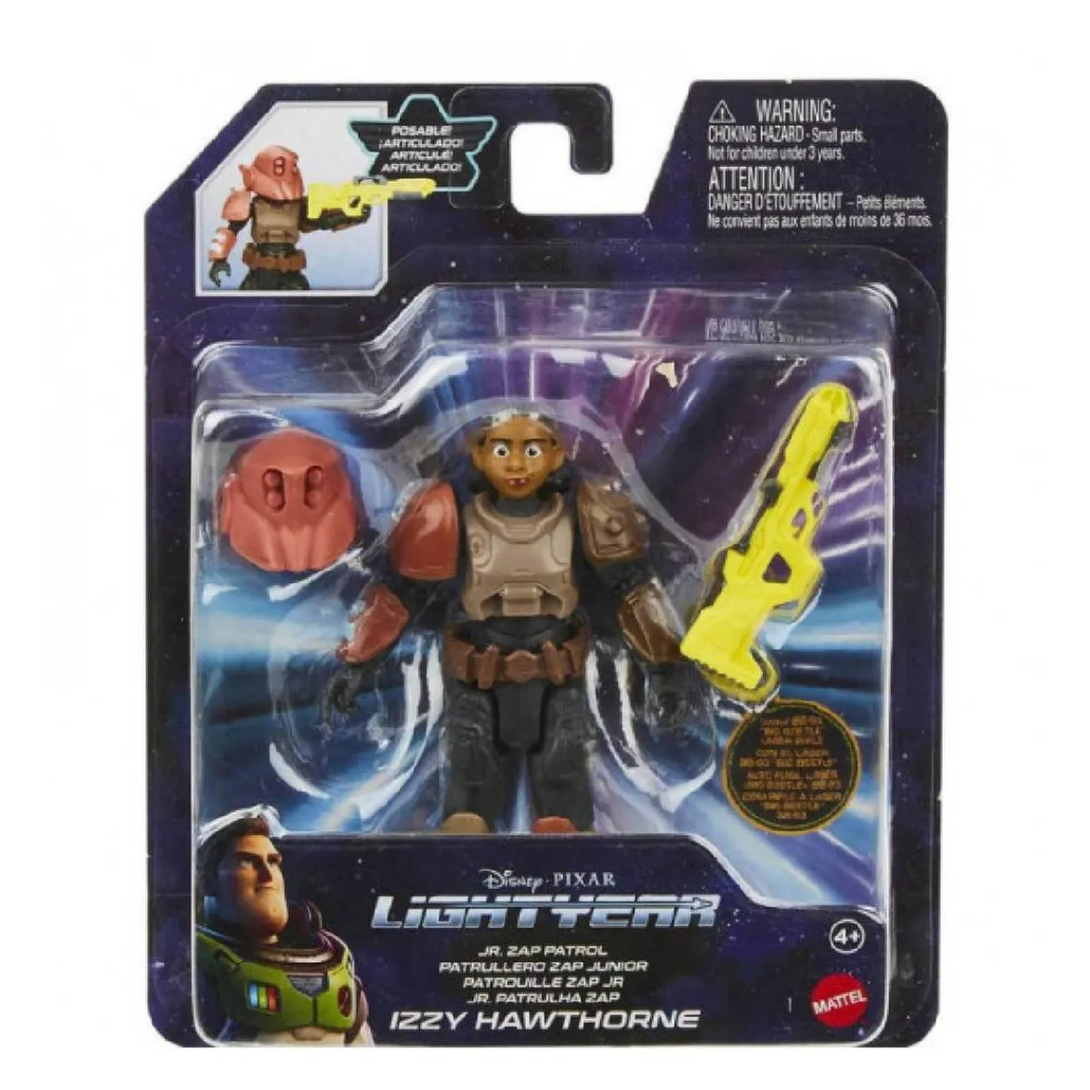 MATTEL Figuras De Acción*Lightyear - Izzy Hawthorne patrullero Zap Junior