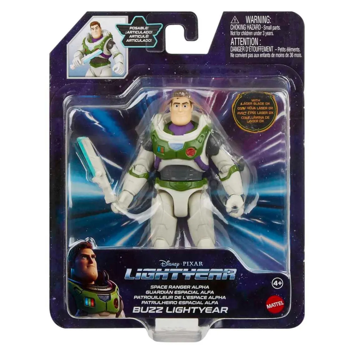 MATTEL Figuras De Acción*Lightyear - Figura Buzz Lightyear Guardián Espacial Alfa