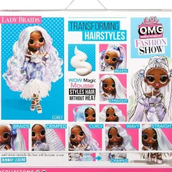 LOL SURPRISE Coleccionables Y Mini Mundos*- OMG Fashion Show Style Edition Lady Braids