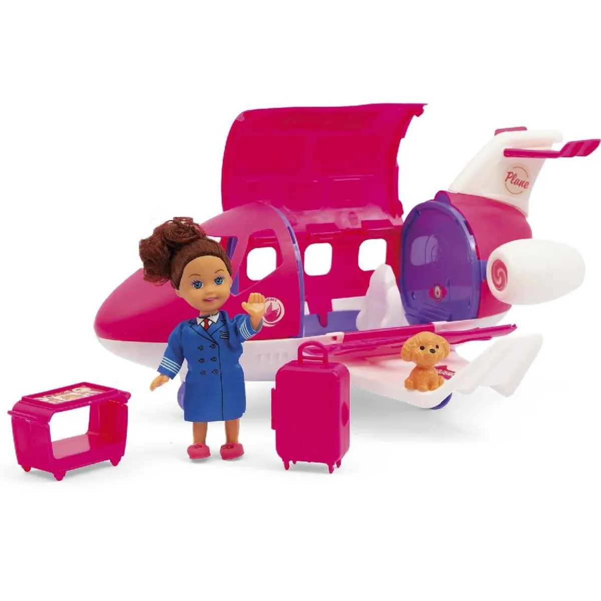 LOLLY Muñecas*- La pequeña y su avión