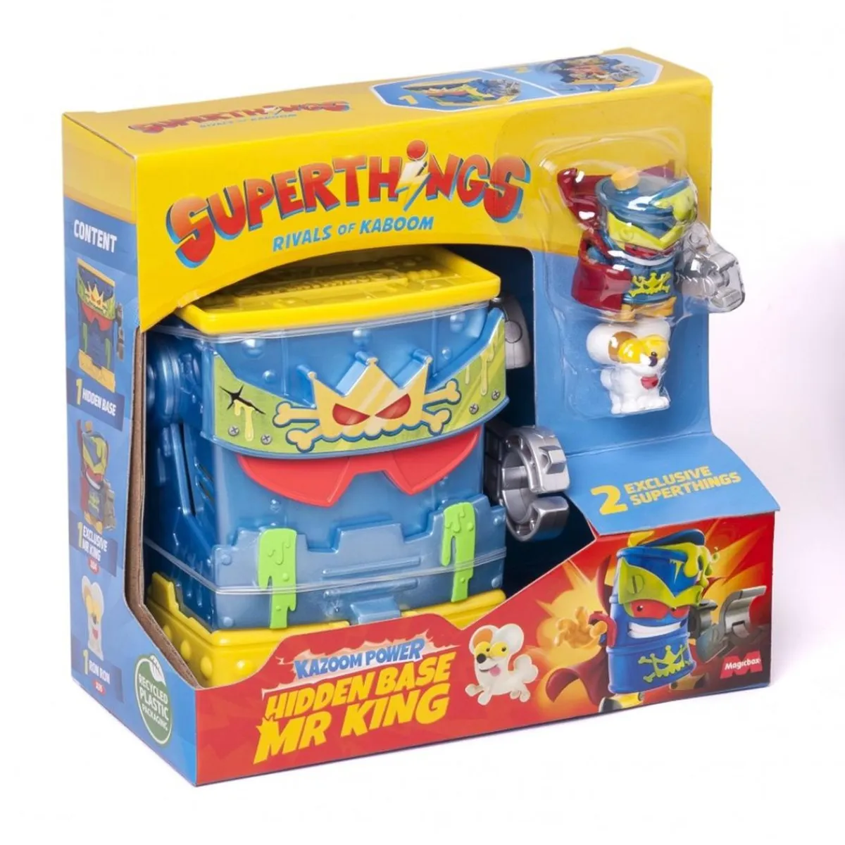 SUPER THINGS Figuras De Acción*Magic Box - Superthings - Hidden Base Kazoom Power Mr King