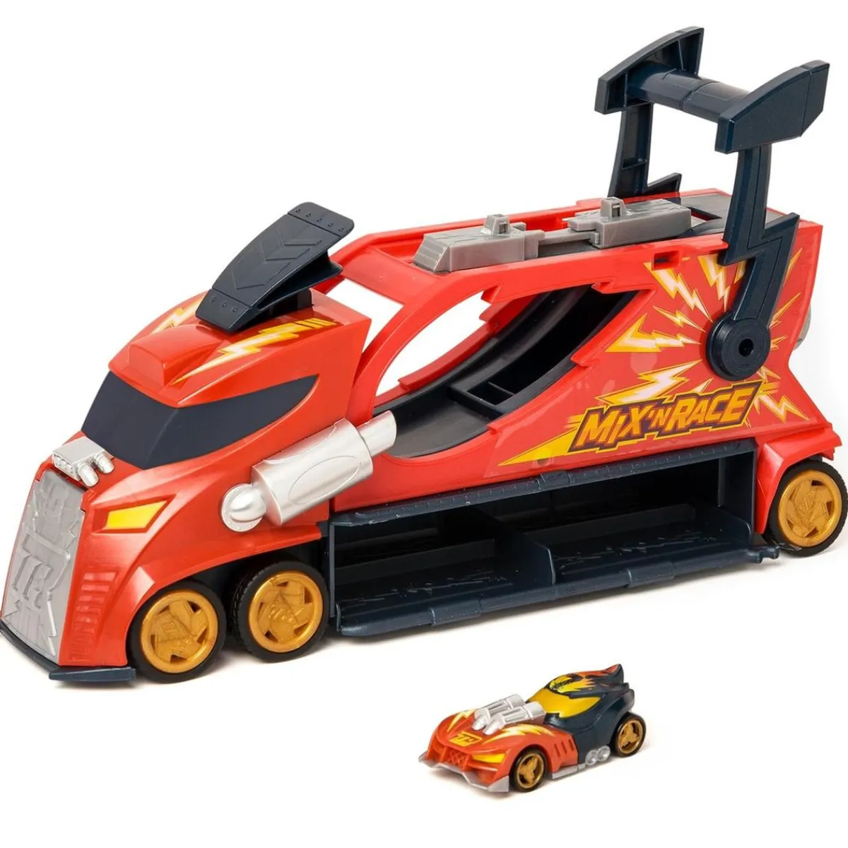 T-RACERS Vehículos Y Circuitos*Magic Box - Mix ´N Race Thunder Truck ㅤ