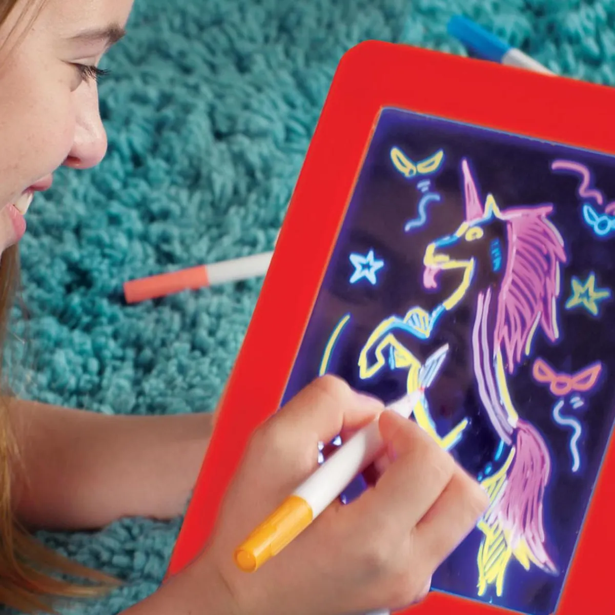 STOMPEEZ Arte Y Manualidades*Magic Pad - Tableta para Hacer Dibujos Brillantes