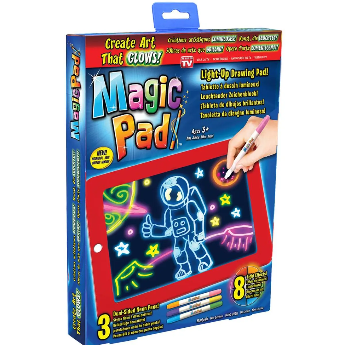 STOMPEEZ Arte Y Manualidades*Magic Pad - Tableta para Hacer Dibujos Brillantes