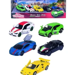 MAJORETTE Vehículos Y Circuitos*- Pack 5 coches Dream Cars Italy