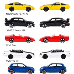 MAJORETTE TOYS Vehículos Y Circuitos*Majorette - Pack de 5 coches de metal escala 1:64, edición clásicos años 90 ㅤ