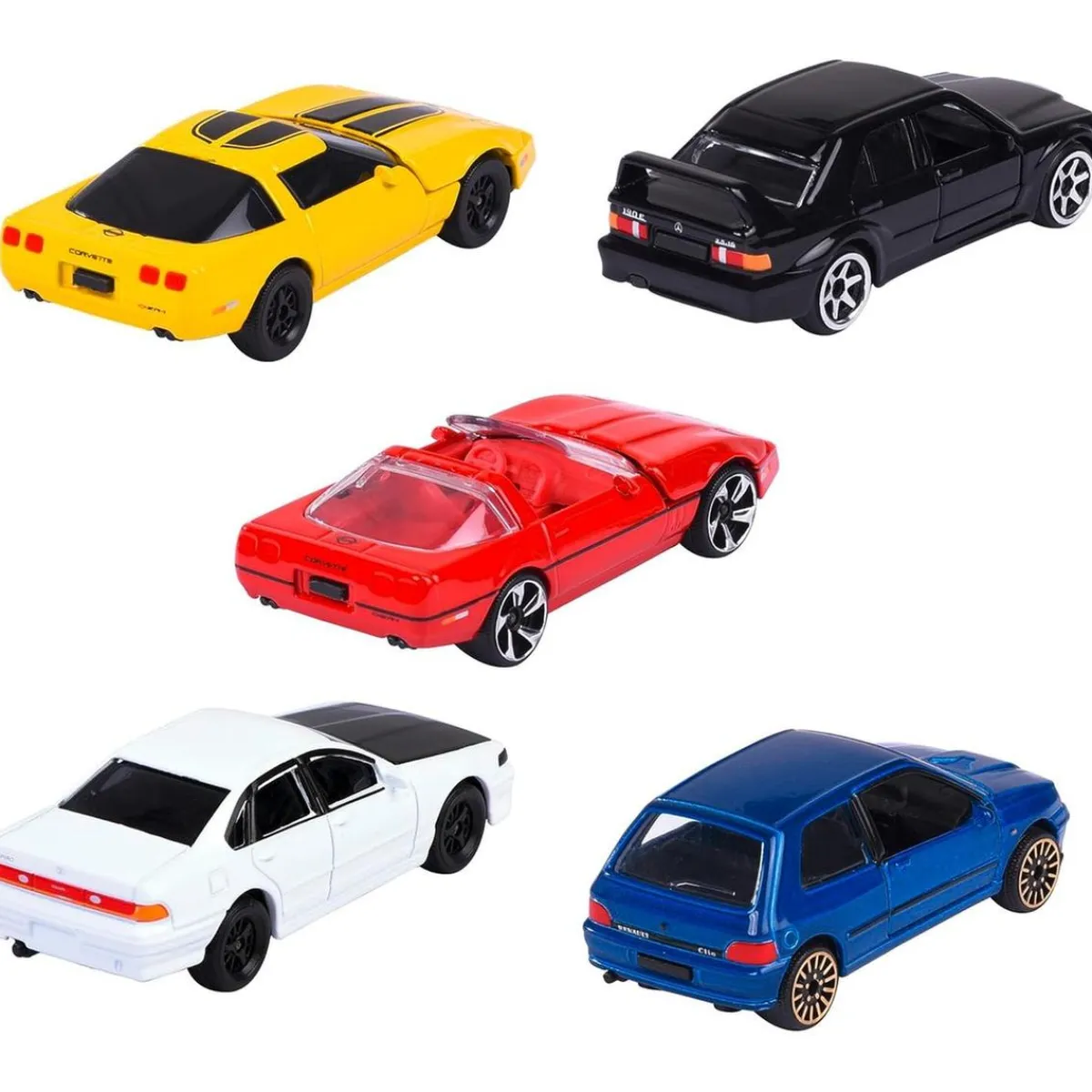 MAJORETTE TOYS Vehículos Y Circuitos*Majorette - Pack de 5 coches de metal escala 1:64, edición clásicos años 90 ㅤ