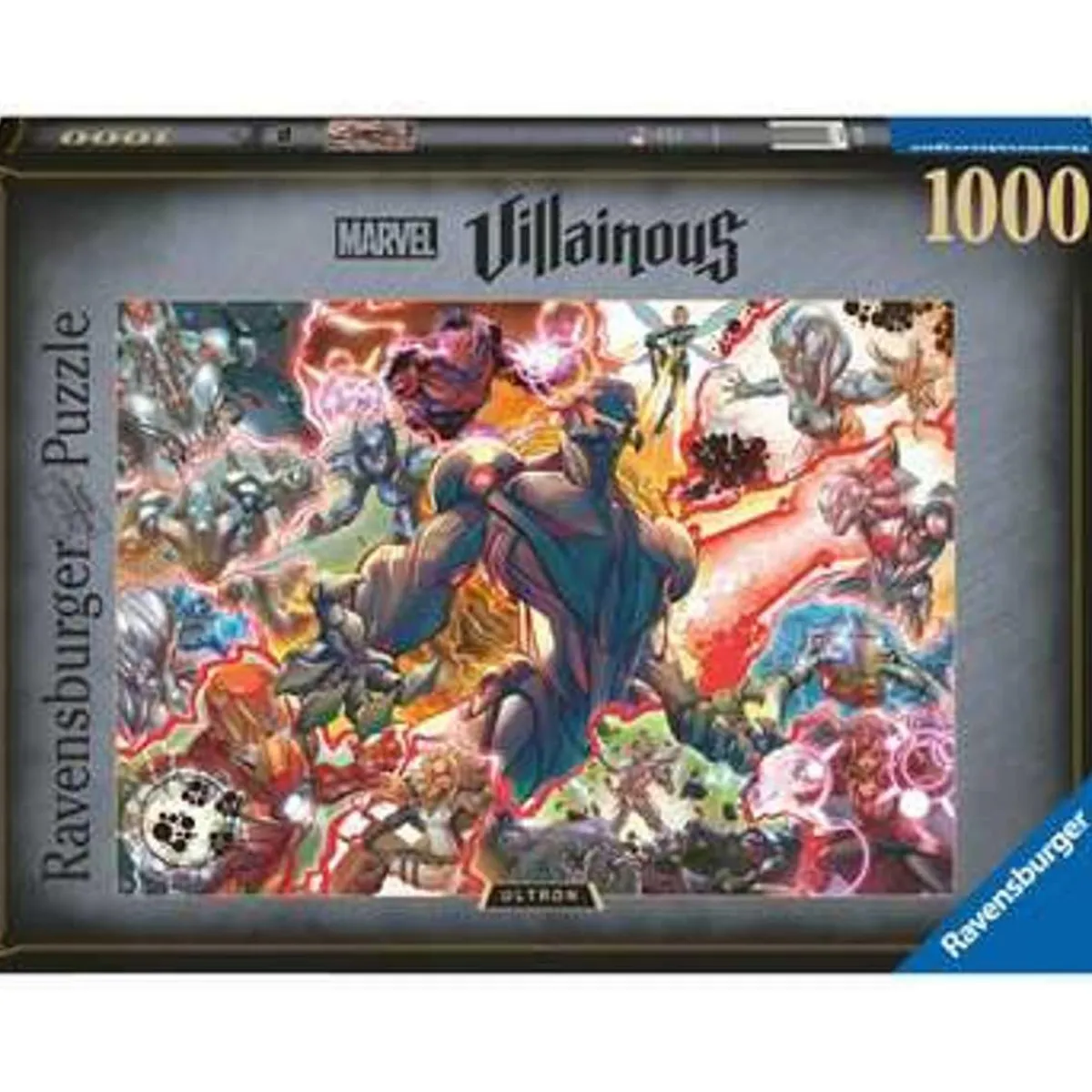 RAVENSBURGER IBÉRICA Juegos Y Puzzles*Marvel - Puzzle 1000 piezas Marvel Villainous: Ultron, rompecabezas de calidad ㅤ