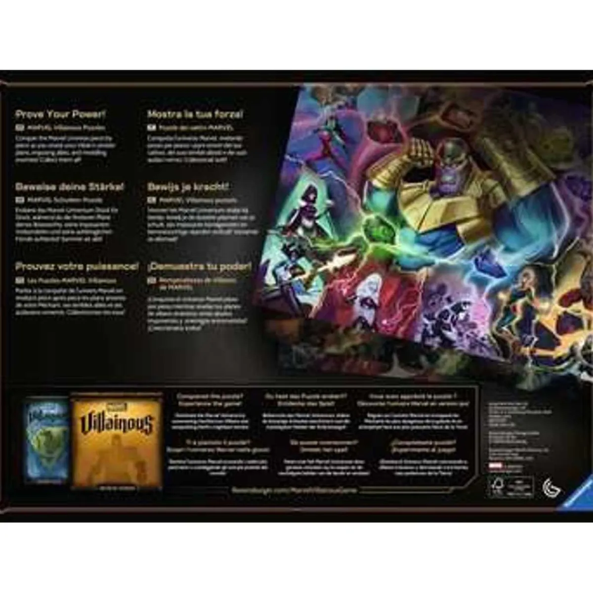 RAVENSBURGER IBÉRICA Juegos Y Puzzles*Marvel - Puzzle 1000 piezas Marvel Villainous: Ultron, rompecabezas de calidad ㅤ