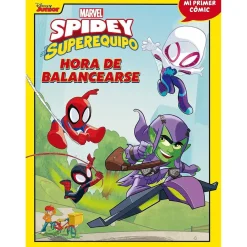 SPIDERMAN Juguetes Educativos Y Libros*Marvel - Spidey y su superequipo. Hora de balancearse ㅤ