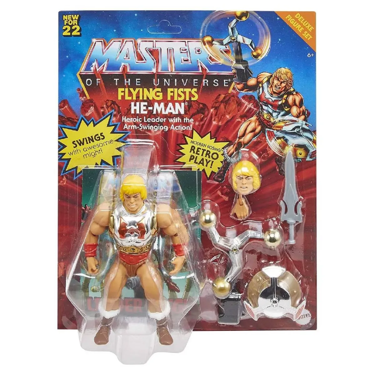 MATTEL Figuras De Acción*Masters of the Universe - He-Man puño volador