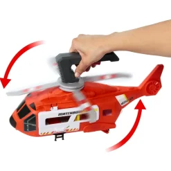 MATTEL Vehículos Y Circuitos*Matchbox - Juego de vehículos con helicóptero de rescate