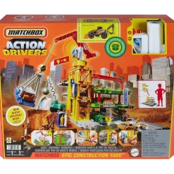 MATTEL Vehículos Y Circuitos*Matchbox - Pista de construcción con accesorios para coches de juguete ㅤ