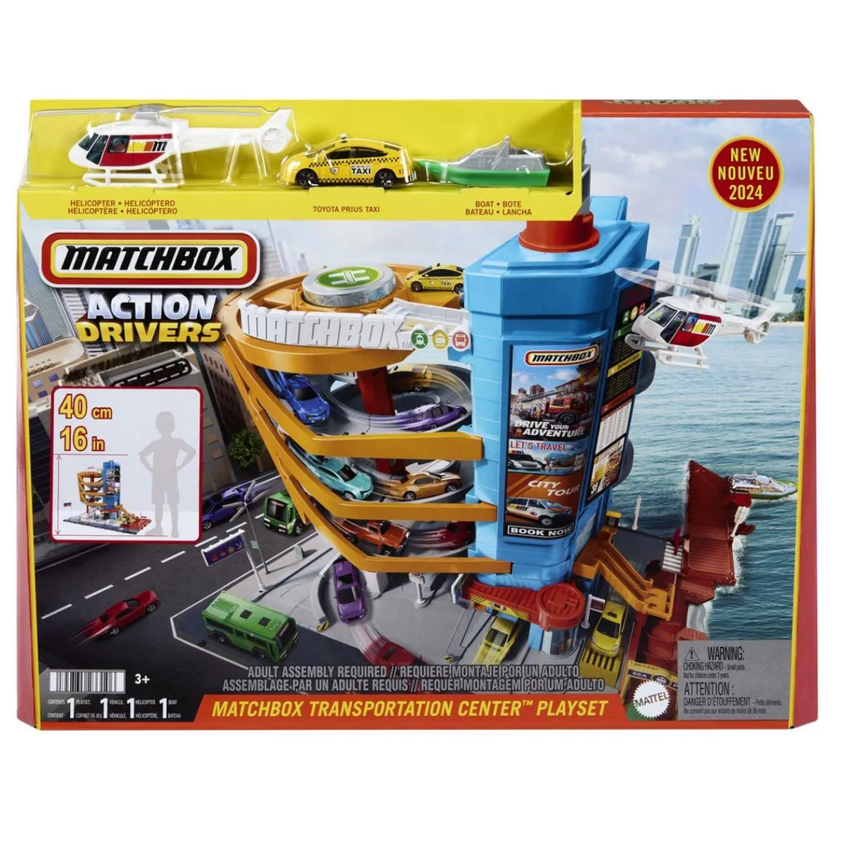 MATCHBOX Vehículos Y Circuitos*Juguete Centro De Transporte ㅤ