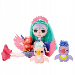 MATTEL Muñecas*- Enchantimals - Enchantimals familia de loros muñecas con mascotas y accesorios (Varios modelos) ㅤ