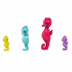 MATTEL Muñecas*- Enchantimals - Ocean Kingdom muñeca Sedda Sea Horse con familia de caballitos de mar ㅤ
