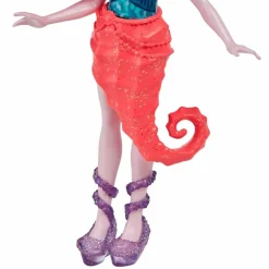 MATTEL Muñecas*- Enchantimals - Ocean Kingdom muñeca Sedda Sea Horse con familia de caballitos de mar ㅤ