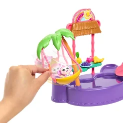 MATTEL Muñecas*- Enchantimals - Piscina infantil con tobogán y figuras ㅤ