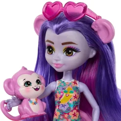 MATTEL Muñecas*- Enchantimals - Piscina infantil con tobogán y figuras ㅤ