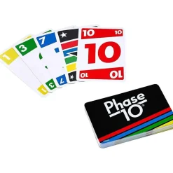 MATTEL Friki Zone|Juegos Y Puzzles*- Juego de cartas Phase 10 inspirado en Rummy para fases familiares ㅤ