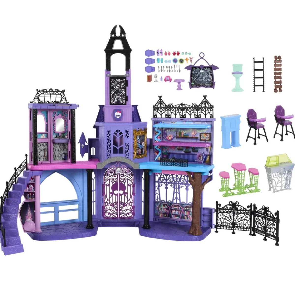 MATTEL Muñecas*- Monster High - Casa de muñecas Haunted High School