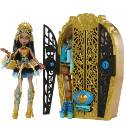 MATTEL Muñecas*- Monster High - Muñeca Skulltimate Cleo con armario y accesorios