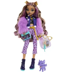 MATTEL Muñecas*- Monster High - Muñeca Clawdeen con mascota y accesorios