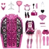 MATTEL Muñecas*- Monster High - Muñeca Draculaura Skulltimate con armario y accesorios