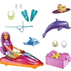 MATTEL Muñecas*- Muñeca Dreamtopia con accesorios acuáticos ㅤ