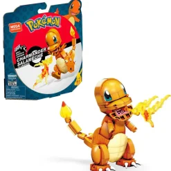 MATTEL Juguetes De Construcción*- Pokemon - Figura de construcción Mega Construx Pokémon Charmander Naranja ㅤ